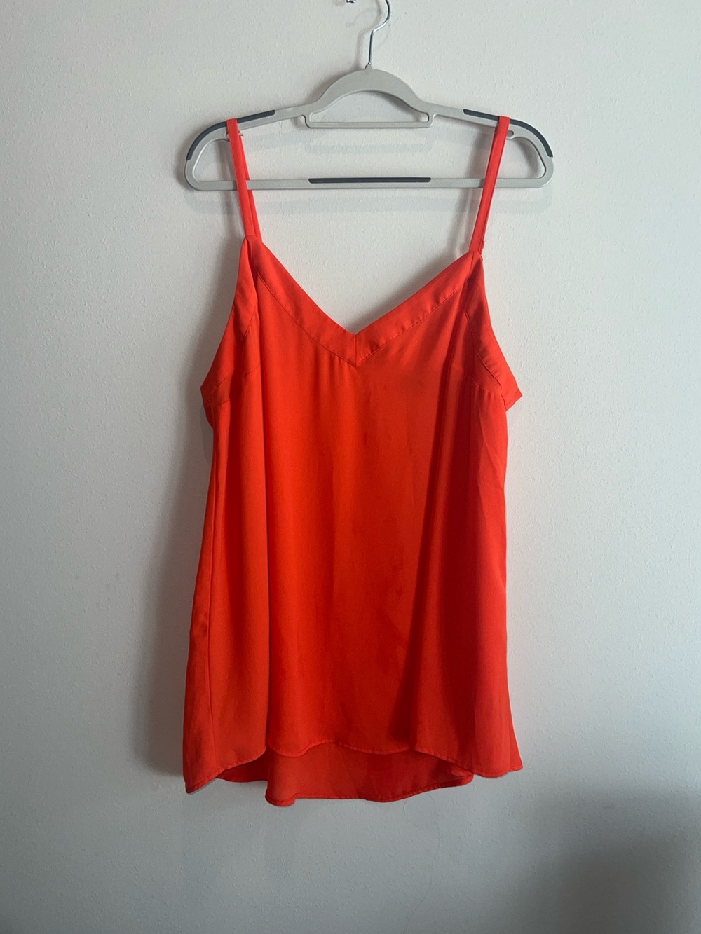 Torrid Women’s Orange Tank Top Chiffon Sleeveless Blouse Plus Size 2 2X - Picture 1 of 6